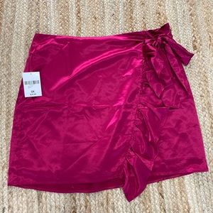 Hot pink skirt
